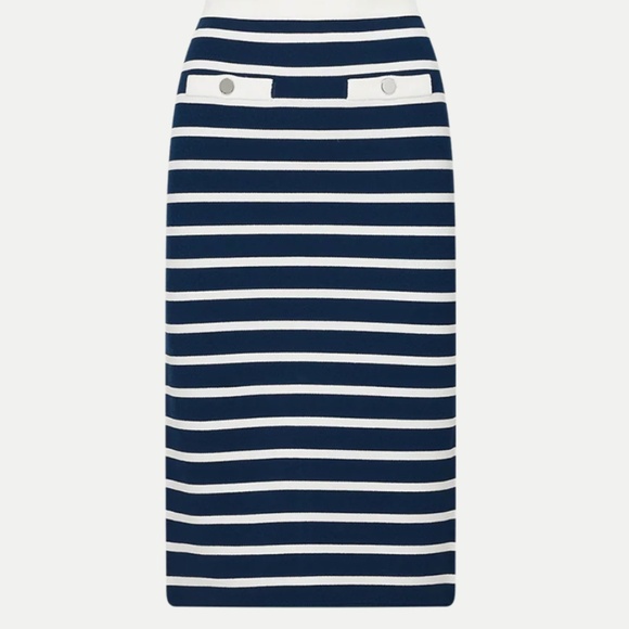 Veronica Beard 'Corbin' Skirt in Navy & White (NWT)